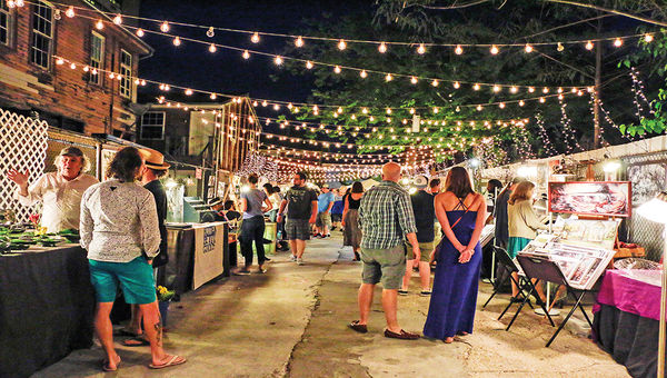 Frenchmen Street Art Market in the Marigny neighborhood.