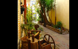 A side alley in the French Quarter.