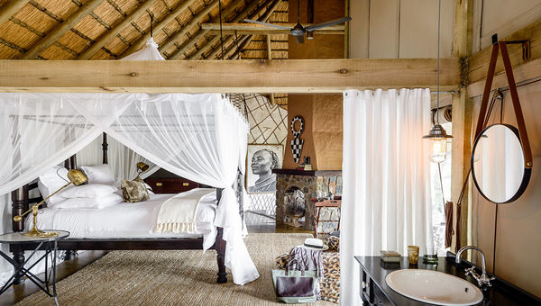 Renovated accommodations at the Singita Ebony Lodge. Renovated accommodations at the Singita Ebony Lodge.