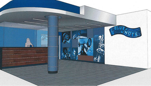 A rendering of the Blue Note Hawaii, set to open at the Outrigger Waikiki Beach Resort next year. A rendering of the Blue Note Hawaii, set to open at the Outrigger Waikiki Beach Resort next year.