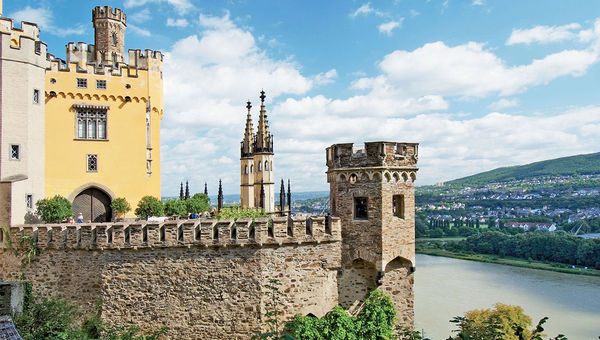 Stolzenfels Castle above the Rhine in Koblenz, Germany. Stolzenfels Castle above the Rhine in Koblenz, Germany.
