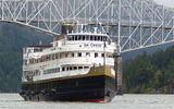 The Legacy, sailing for Un-Cruise Adventures, is a replica of a turn-of-the-century coastal steamer.