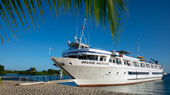 As North American coastal cruising is gaining in popularity, new entrants are introducing different and larger vessels to the market, and new destinations such as Cuba are on the rise. Pictured here, a beach landing of the Blount Small Ship Adventures vessel the Grande Mariner.
