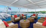 The partly-covered Lido Lounge on the Pearl Mist.