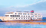 The American Cruise Lines ship American Spirit has 51 cabins, some with individual balconies.