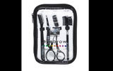 This eye-opening combination from Earth Therapeutics, a skin and body care line, was created with the female traveler in mind. The Eyebrow Grooming Set offers an eyebrow shaver, tweezer, eyebrow scissors and lash/brow groomer. The Recover-E Cucumber eye pads, which are designed to reduce dark circles and puffiness associated with the tired eyes of long-distance travelers, are infused with cucumber extract, green tea and Vitamin E when refrigerated in a cold pack.
