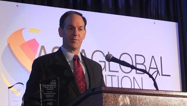Scott Alvis of Amadeus at the ASTA Global Convention.