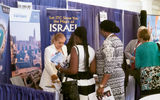 The Israel Ministry of Tourism booth was busy on Monday. According to Zane Kerby, ASTA CEO, of the 920 attendees at this year's trade show, 500 were registered as travel agents.