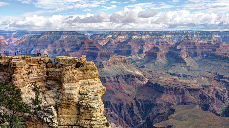 On Aug. 25, 1916, President Woodrow Wilson signed the Organic Act establishing the National Park Service, which at the time oversaw 35 national parks and monuments. Little could President Wilson or the parks' stewards have predicted that their vision of nature and wildlife preservation would balloon into a vast network of 408 parks, forests, monuments, battlefields and coastline that have become some of the most visited tourism destinations in the world. Pictured here, Mather Point at Grand Canyon National Park.