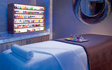 A treatment room at the Qua spa at Caesars Palace.