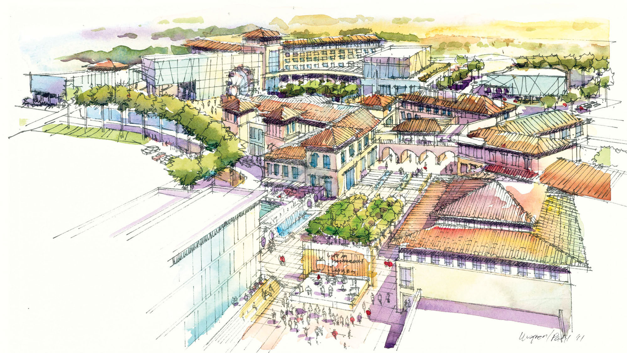 A rendering of Union Village, which is expected to open in Henderson in 2016.