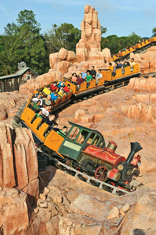 The use of selfie sticks on rides like the Big Thunder Mountain Railway prompted Disney to ban the devices in its parks. The use of selfie sticks on rides like the Big Thunder Mountain Railway prompted Disney to ban the devices in its parks.