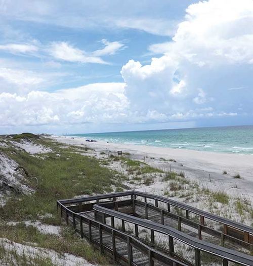 The beach at Deer Lake State Park in Walton County, where 19 miles of beach will be restored.