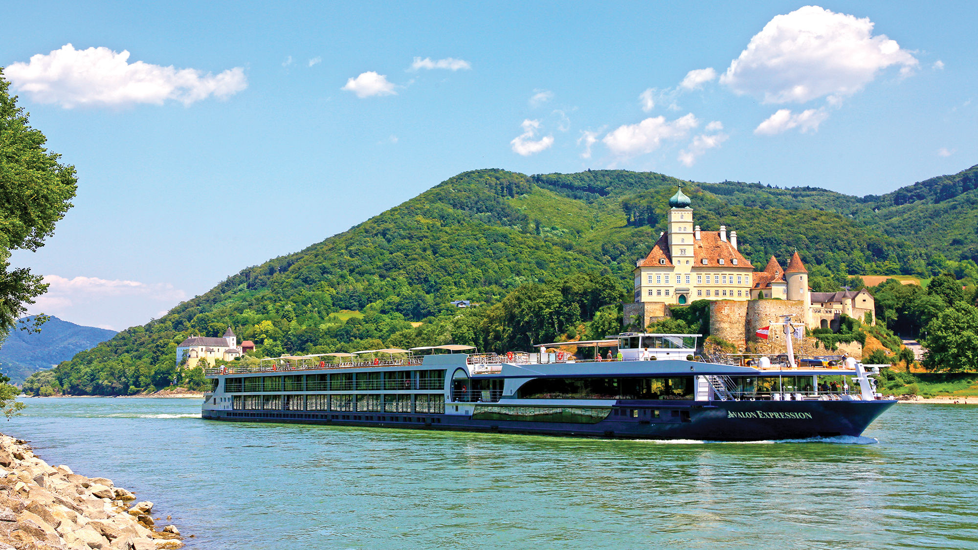 The Avalon Expression on the Danube in Austria’s Wachau, a valley that boasts sights such as Schloss Schonbuhel castle.