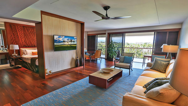 The new Makaiwa Suite was added to the Mauna Lani Bay Hotel & Bungalow as part of a $20 million property refresh in mid-2014. The new Makaiwa Suite was added to the Mauna Lani Bay Hotel & Bungalow as part of a $20 million property refresh in mid-2014.