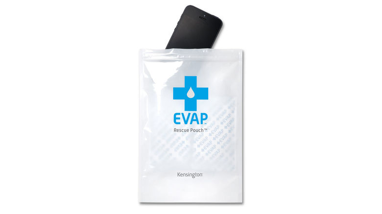 What's New, What's Hot is Travel Weekly's look at useful and fun travel gadgets, edited by Joe Rosen. First up, the Kensington EVAP Wet Electronics Rescue Pouch. According to the manufacturer, two out of three smart phone users will get their equipment wet, and few things can be more of a wet blanket on a vacation or business trip than a soaked electronic brick. That's when EVAP comes to the rescue with a unique drying agent designed to remove moisture from your disabled device and restore it to use.
