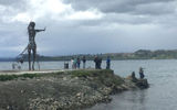 Travel Weekly Editor in Chief Arnie Weissmann was in Puerto Varas and Chiloe Island in Chile's Lagos Region in northern Patagonia last week, attending the Adventure Travel Trade Association's Adventure Travel World Summit. Some of his photos from those two destinations are in this slideshow. Pictured here, a fisherman at the end of a pier in Puerto Varas seems to mimic the pose of a statue behind him.