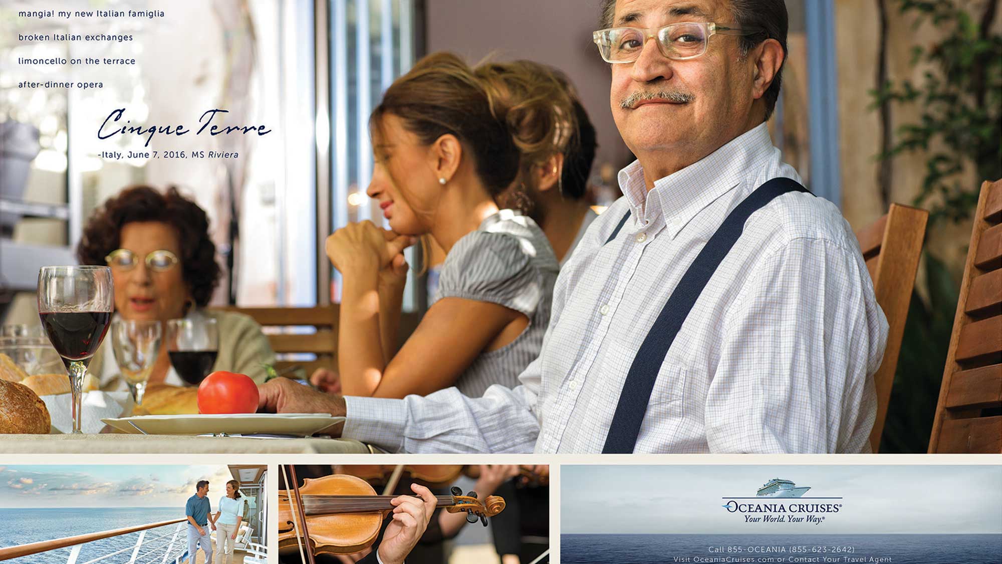 Oceania launches print ad campaign