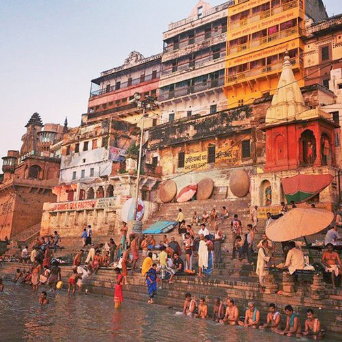 The holy city of Varanasi is a popular extension for Ganges River cruises. The holy city of Varanasi is a popular extension for Ganges River cruises.