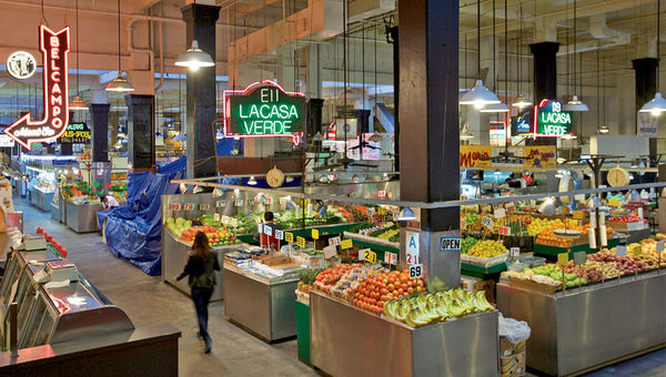 The recently revamped Grand Central Market is a century-old marketplace. The recently revamped Grand Central Market is a century-old marketplace.