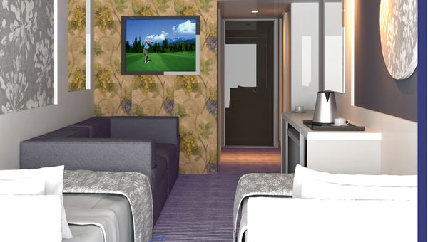 A rendering detailing some of the interior upgrades Victoria Cruises is planning for its 378-passenger Victoria Jenna.