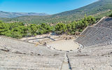 The well-preserved theater of Epidaurus in Mycenae is still used today as an evocative venue for summertime performances of ancient comedies and tragedies.