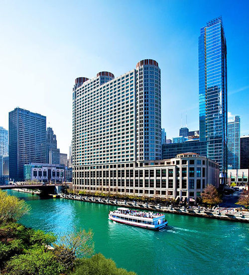 The Sheraton Grand Chicago.