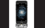 A unique two-piece design sets off this innovative battery case, incorporating as it does an ultra-thin snap case and an easy-on, easy off rechargeable battery sleeve capable of providing over a 100 percent recharge for your faltering phone. Both case and sleeve are made of a hardshell material that should keep your device safe and sound in most untoward circumstances. Other features of the Boostcase include an LED light bar to illuminate battery level; and the ability to simultaneously charge/synch the battery and phone.