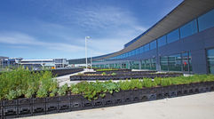For today's traveler, the airport is often thought of as a place to get in and out of as quickly as possible. But many airports are spending big bucks to take the pain out of travel and in the process have become destinations in and of themselves: Think close-in parking, a range of dining options and a greater sense of space and place. Pictured here, JetBlue Airways grows herbs and plants at New York JFK terminal.