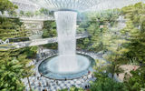 Rendering of the Forest Valley planned at the Jewel Changi Airport in Singapore.
