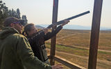 A multistation sporting clay course included ''pigeons'' flying above meadows and ''rabbits'' skipping along the forest floor.