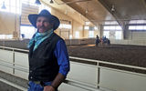 Steve Fraker, head teamster, is in charge of everything equine.