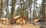 A five-star tent in the luxury Moonlight Camp.