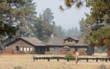 The Blackfoot River Lodge has four bedrooms, and adjacent luxury tents if that's not enough.
