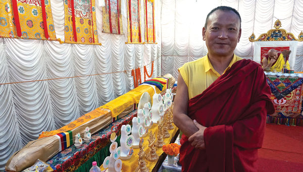 Khenpo Phuntsok Dorjee, a monk overseeing Boudha's spiritual restoration process. Khenpo Phuntsok Dorjee, a monk overseeing Boudha's spiritual restoration process.