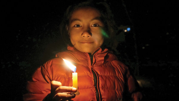 Laxmi, the author's 10-year-old guide around Camp Hope and through the rituals of Diwali. Laxmi, the author's 10-year-old guide around Camp Hope and through the rituals of Diwali.