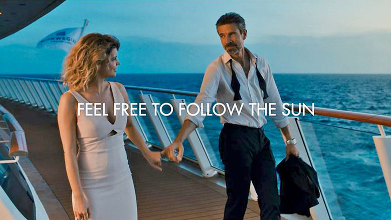 Norwegian Cruise Line returns to TV advertising with its “Feel Free” marketing campaign.