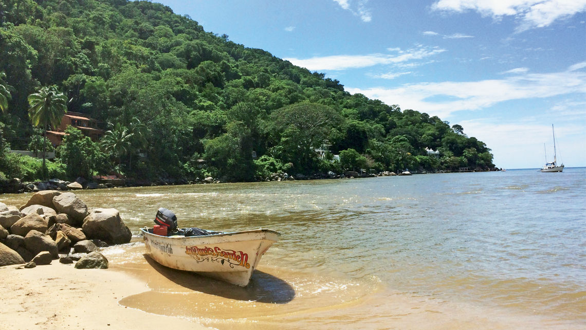 A beach in Puerto Vallarta. Mexico is one of the destinations Avoya is promoting in its new "Vacations to Take Now" campaign.