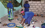 A 250-member team consisting of locals operate waste management and recycling equipment at a recycling center in Watamu.