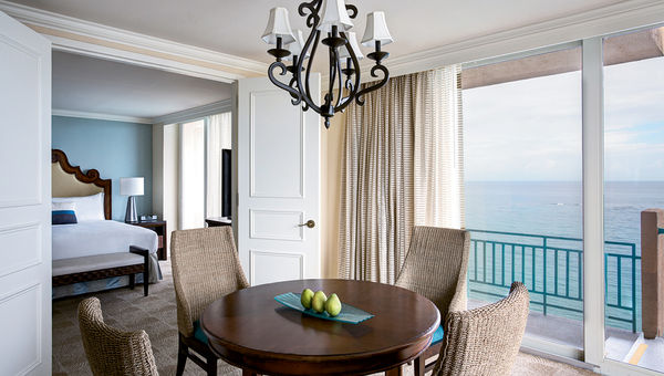 A junior suite, one of 14 suites at the property. A junior suite, one of 14 suites at the property.