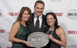 Sandy Babin, Tim Mullen and Jacqueline Kuehnel of Apple Vacations.