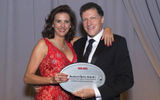 Celebrity Cruises' Dondra Ritzenthaler and Travel Weekly's Arnie Weissmann.