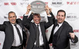 During a black-tie gala dinner and ceremony at the Conrad New York on Dec. 15, Travel Weekly honored the best of the best in airlines, car rentals, hospitality, rail tours, GDSs, agent education, tour operators, cruising, destinations and theme parks. Pictured here, Alex Pinelo, Andy Stuart and Nathan Hickman of Norwegian Cruise Line.