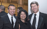 Andy Stuart of Norwegian Cruise Line with Laurie and Jeff Tolkin of World Travel Holdings.