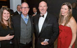 Travel Weekly's Jamie Biesiada, Terry Dale and Richard Barry of the USTOA and Travel Weekly's Rebecca Tobin.