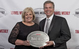 Kristen Shovlin and Chuck Imhof of Delta Air Lines.