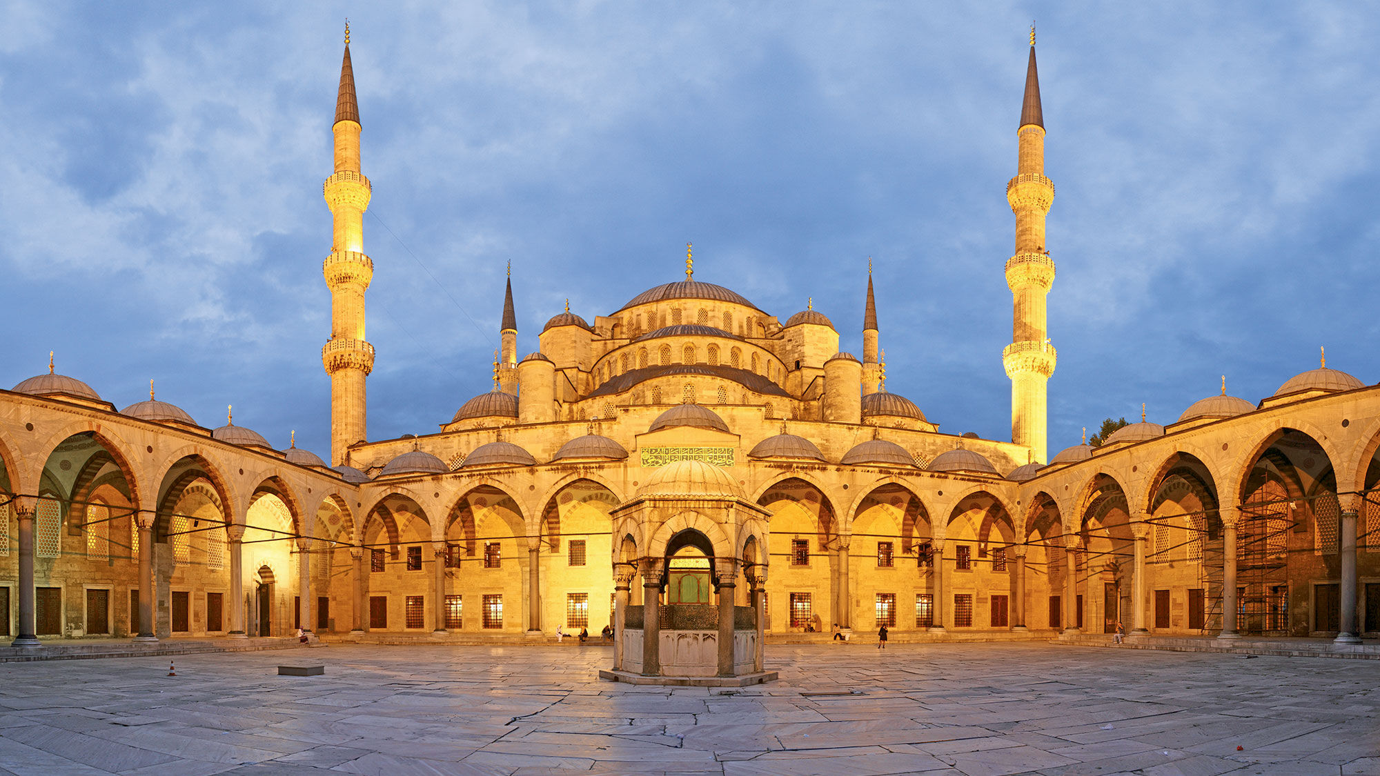 The Blue Mosque, one of Istanbul's top tourist attractions.