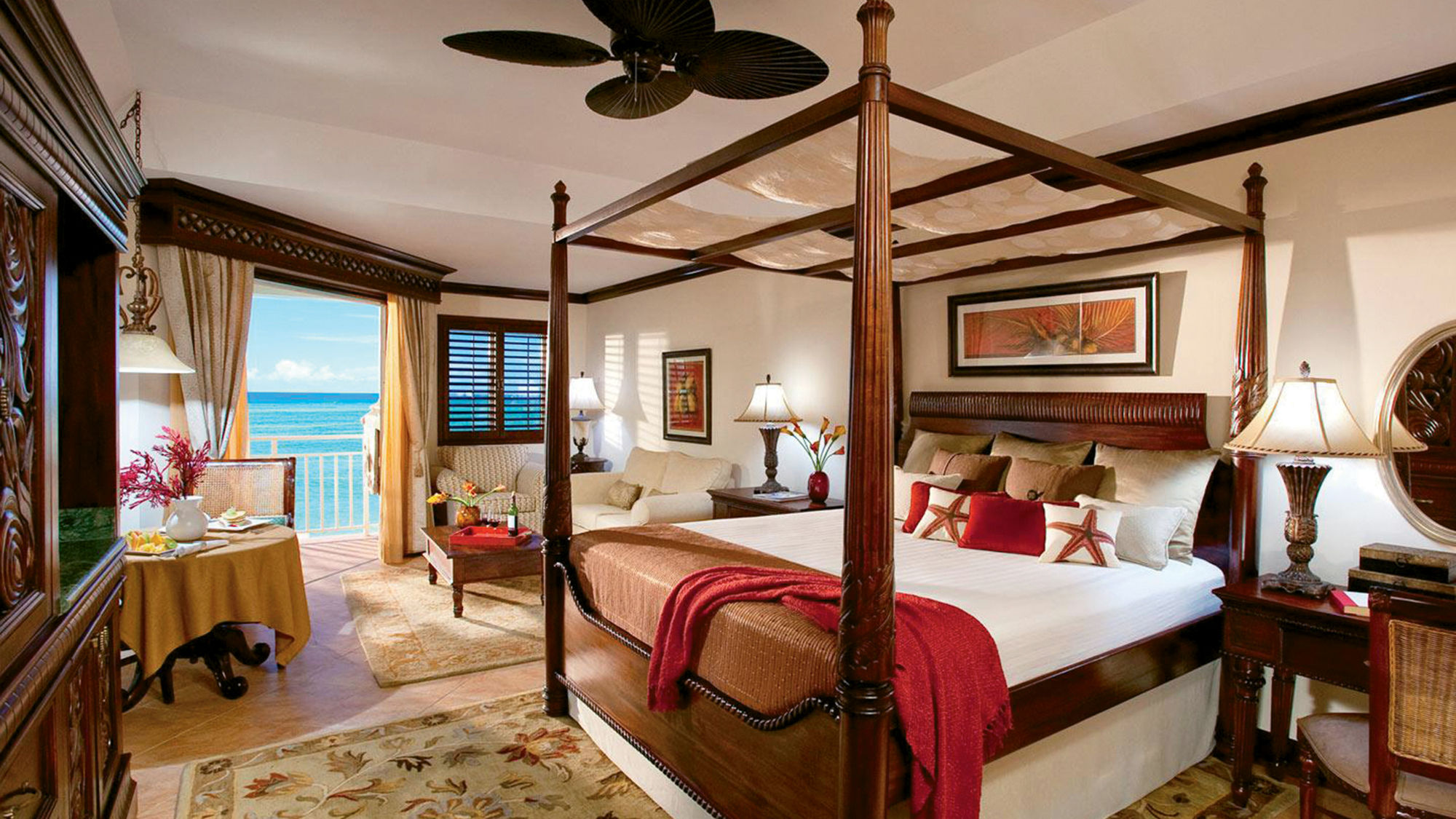 Sandals Ochi Butler Village Oceanview One Bedroom Poolside Villa Suite - GP  - Exquisite Vacations Travel