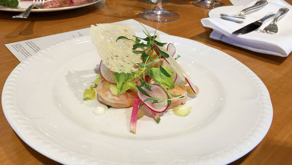 A shrimp appetizer at the Share restaurant.