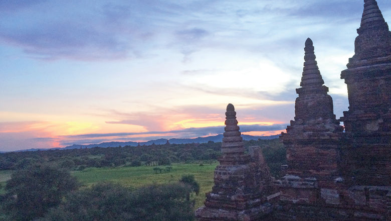 There are close to 4,000 temples in Bagan, which is located in Myanmar.